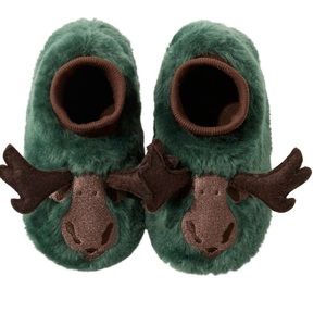 Toddlers' Animal Paws Moose Slippers | Size Toddler 9-10